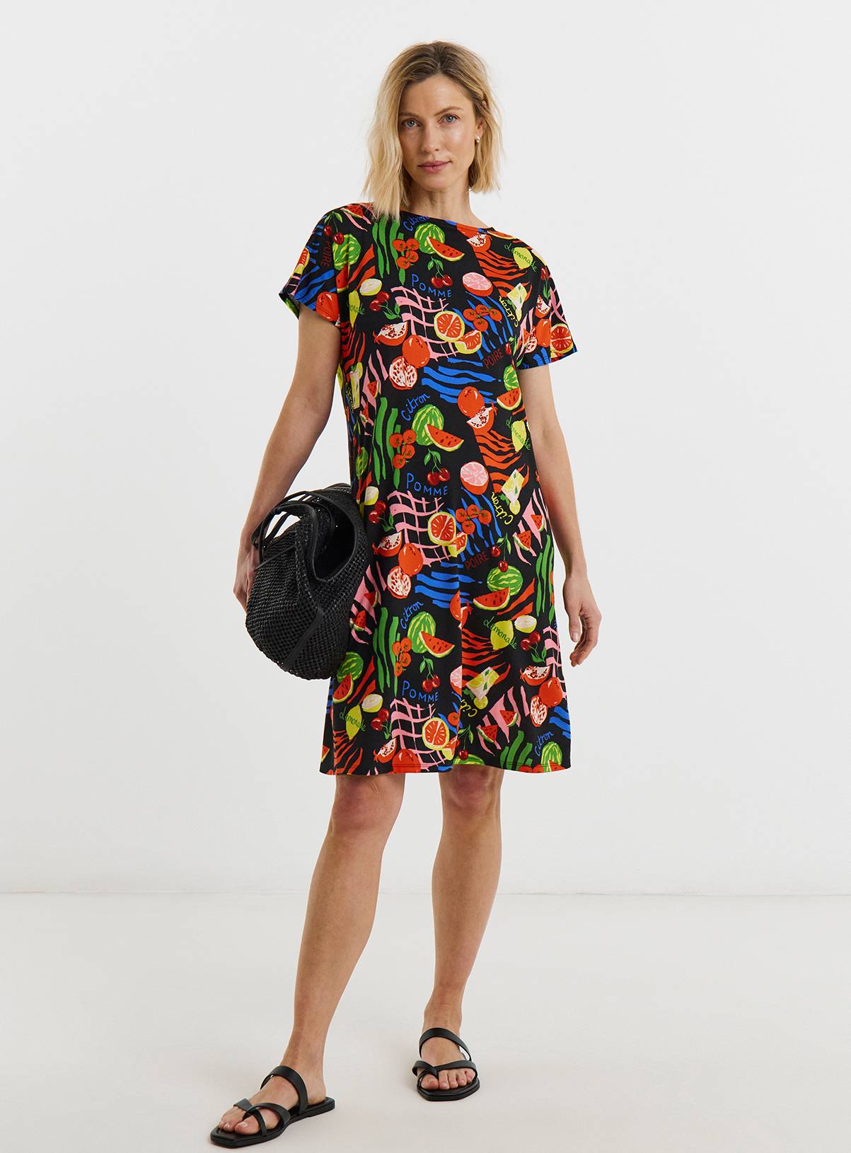 JD WILLIAMS Soft Touch Jersey Swing Dress 18 - Image 3